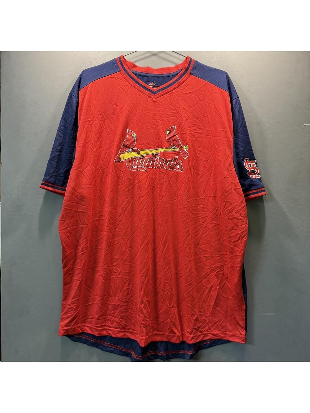 St. Louis Cardinals Majestic Cool Base MLB Baseball Tee